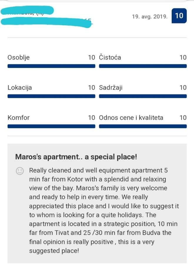 Apartments Marko Maros โกตอร์ ภายนอก รูปภาพ